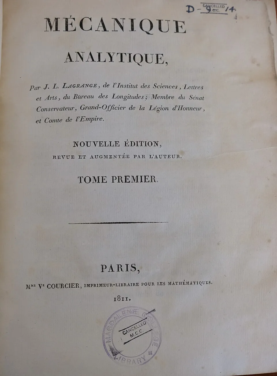 Joseph-Louis Lagrange